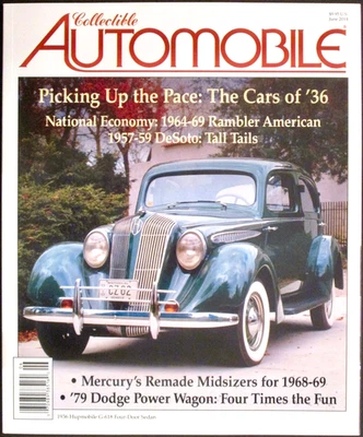 COLLECTIBLE AUTOMOBILE   June 2014 - Image 1 of 2
