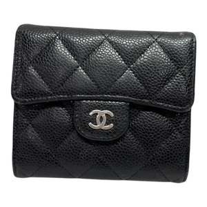 CHANEL IRIDESCENT BLACK CAVIAR CLASSIC FLAP CARD HOLDER (AZP028185) - Bild 1 von 5