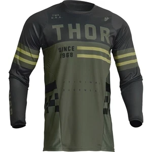 Thor Youth Pulse Jersey Combat Army/Black Size Medium - Picture 1 of 1