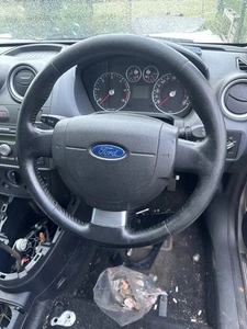 2002-08 FORD FIESTA MK6 LEATHER STEERING WHEEL - Picture 1 of 1