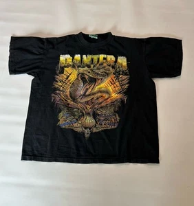 Vintage Pantera Large World Domination Tour CFH Metal Band T-Shirt - Bild 1 von 10