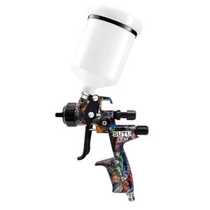 Pistola pulverizadora neumática Sutu 5800 1,3 mm boquilla pulverizadora de acero inoxidable 600 ml olla coche - Imagen 1 de 12