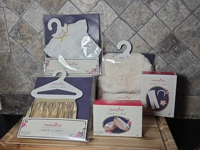 American Girl Janie & Jack 2025 Conjunto Colección Vacacional Lote ¡NUEVO EN CAJA! Foto 1 de 4