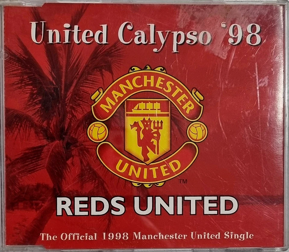 REDS UNITED:- United Calypso '98' Official Manchester United CD Single - Image 1 of 1