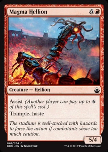 x1 Magma Hellion - Battlebond - NM - MTG - Image 1 of 1