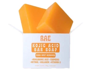 Kojic Acid Bar Sapone 2 barrette, 3,2 once Collagene retinolo acido ialuronico ogni/100 g - Foto 1 di 6