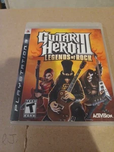 Guitar Hero III 3: Legends Of Rock PS3 (Playstation 3, PS3) manuale incluso - Foto 1 di 1