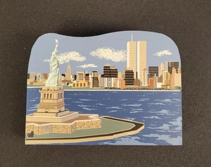 Cat's Meow 2001 New York City Skyline Twin Towers Statue of Liberty Ellis Island - Picture 1 of 5