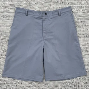 Nike Fit Dry Golf Shorts Men's M 34" Blue-Grey Embroidered Logo Pockets Active - Picture 1 of 21