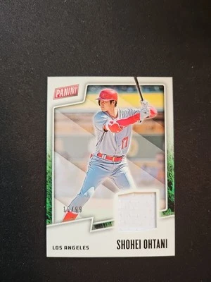 2019 Panini Father's Day Shohei Ohtani Jersey 16/99 - Image 1 of 4