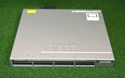 Cisco WS-C3850-48T-E 48x10/100/1000Ports IPService Network Switch - 1YrWty - Image 1 of 2