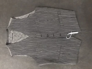 John Varvatos Collection Striped Vest. 54 US 44. $698 - Picture 1 of 8