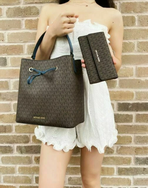 Michael Kors Suri Handbag, Large - Dark Chambray