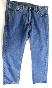 Levis Mens 505 Blue Jeans 40x30 - Picture 1 of 15