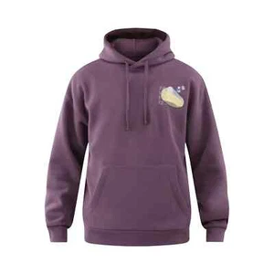 No Boundaries (Small) Men's Graphic Print Long Sleeve Hoodie Purple Unisex - Picture 1 of 4