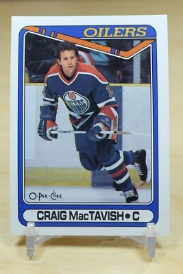 1990-91 O-Pee-Chee OPC Base #189 Craig MacTavish - Edmonton Oilers - Image 1 of 2