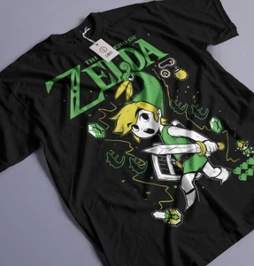 Camiseta The Legend of Zelda Link To The Past Divertida Anime Camisa Negra Todas las Tallas - Imagen 1 de 9