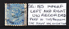 South Australia 6D Blue Qv  Sg 185 Used  "Imperf Left And Right" Unrecorded!!!