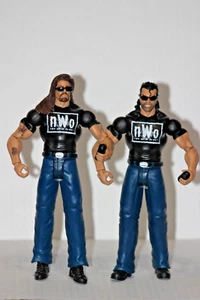 WWE Mattel Basic Battle Pack Figures NWO Outsiders Kevin Nash and Scott Hall WCW - Picture 1 of 4
