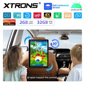 12" Android Auto Kopfstütze Monitor HDMI 2160*1440 QHD 4K Video TouchScreen HD - Bild 1 von 18