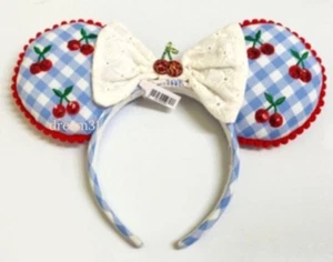 BNWT Disney BaubleBar Cherries Minnie Mouse Ears Headband Adult Size - Picture 1 of 2