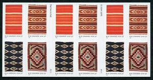 US Scott 3939b Navajo Blankets Two sided booklet Pane of 20 stamps  of 37c - Picture 1 of 1