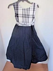 GYMBOREE~Navy & White Tulle Underlay Sleeveless DRESS~Girls Size 6 - Picture 1 of 4