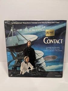 CONTACT Widescreen Edition Laserdisc LD Tested Working Foster McConaughey Sealed - Picture 1 of 7