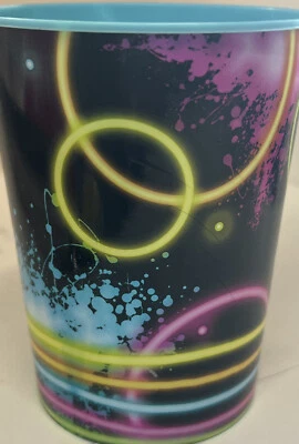 HAPPY BIRTHDAY Glow Party REUSABLE CUPS ~ Supplies Keepsake Plastic Favors New!! - Image 1 of 2
