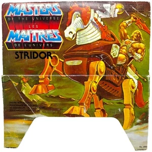 STRIDOR BACKCARD - BOX 1984 Masters Universe Vintage MOTU - INKgrafix Toys A - Picture 1 of 7