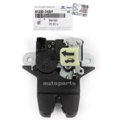 Pestillo de bloqueo de tapa de maletero genuino 812300A501 para Hyundai Sonata Genesis cupé 2008-16 Foto 1 de 4