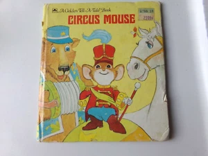 Vtg CIRCUS MOUSE Golden TELL-A-TALE 1986 by Leslie McGuire Hardcover Book - Picture 1 of 8
