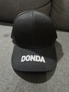Kanye West Donda Yeezy Chicago Listening Event Hat Black Balenciaga - Picture 1 of 10