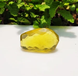 Piedras preciosas de cuarzo limón facetadas de cuarto de topacio limón natural increíble 99,50 quilates - Imagen 1 de 5