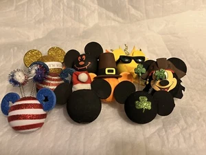 9 Toppers de antena Disney Mickey Patriótico. Halloween, Navidad, Acción de Gracias... - Imagen 1 de 10