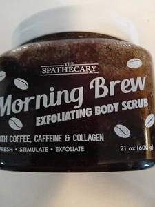 The SpatheCary Morning Brew Coffee Exfoliating Body Scrub 21oz Sealed - Picture 1 of 7