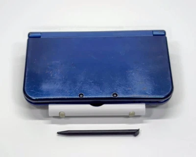 [TOP IPS]  Nintendo New 3DS LL XL Metallic Blue Rare Game Console Japanese Ver. - Image 1 of 4