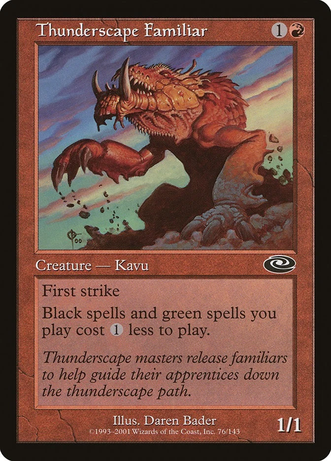 MTG Thunderscape Familiar  - Planeshift #076 - Image 1 of 1