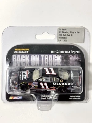 2006 Paul Menard #11 Menards/3 Days Of Dale 1/64 Scale NASCAR Diecast Action ARC - Image 1 of 3