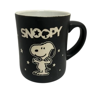 Cedar Point Peanuts Snoopy Black Ceramic Mug - Picture 1 of 7