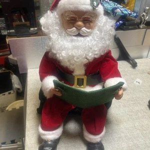 Pan Asian Animated Santa Reads Twas the Night Before Christmas Tested Works - Picture 1 of 8