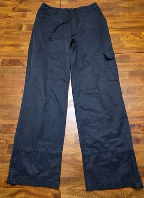 Pantalones cargo Ellen vintage Esprit para mujer talla 8 x 32" negro cordón Y2k  Foto 1 de 4