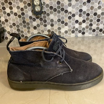 Botas Dr. Martens L 10 M 9 Eu 42 Negras Mayport Lona Desierto Con Cordones Corte Tobillo Foto 1 de 4