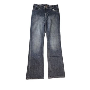 PLACE Girls Size 16 Classic Bootcut Style Adjustable Waist Denim Blue Jeans - Picture 1 of 5