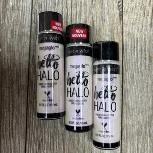 Lot of 3 -Wet n Wild Megaglo Hello Halo Liquid Highlighter - Picture 1 of 2