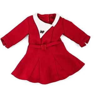 American Girl Doll Kit's Holiday Christmas Dress w/ Scottie Dog - Picture 1 of 8