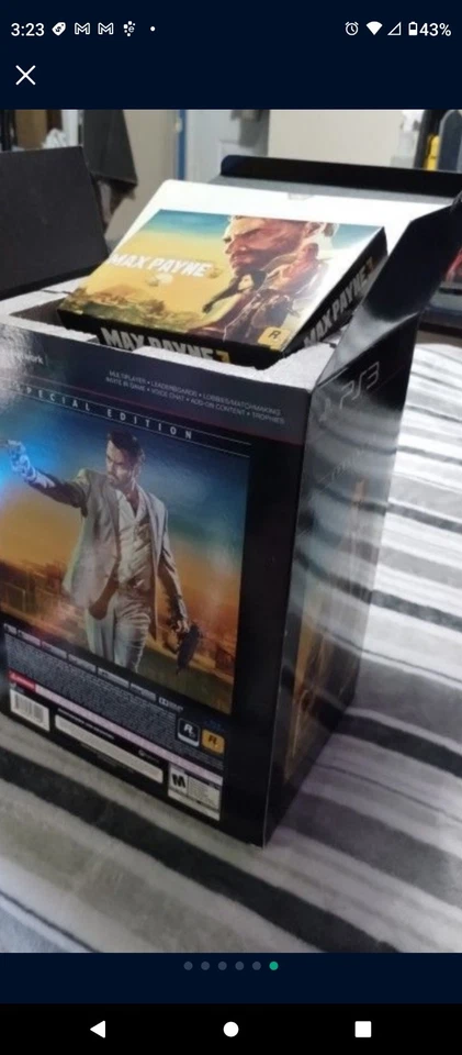 Max Payne 3 Edición Coleccionista PS3 Completo Foto 1 de 4