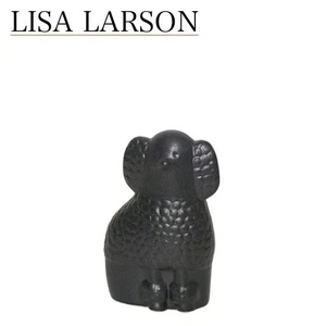 Lisa Larson Pudel Black Kennnel Serie Porzellan Ornament kleine Figur Vintage - Bild 1 von 4