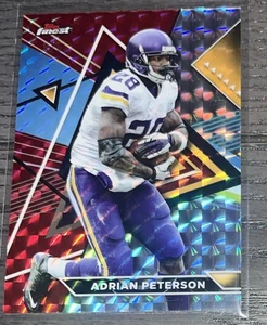 2024 Topps Compuesto Mejor Adrian Peterson Raro Paralelo Rojo Geométrico 3/5 SSP - Imagen 1 de 2