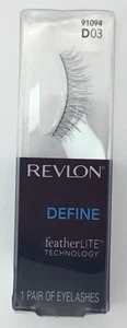 Revlon Define False Eyelashes 91094 D03 FeatherLITE Technology NEW - Picture 1 of 24